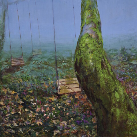 Δέντρο και κούνιες το φθινόπωρο. Συνέντευξη με τη ζωγράφο Ειρήνη Ηλιοπούλου για την έκθεσή της Τόποι Επιθυμίας στην γκαλερί Σκουφά