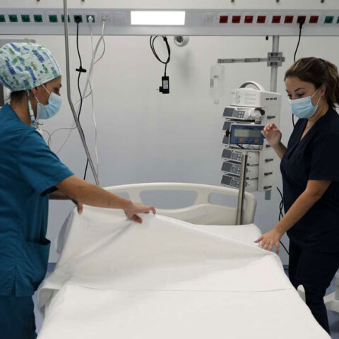 Κλίνη ΜΕΘ για ασθενείς με κορωνοϊό