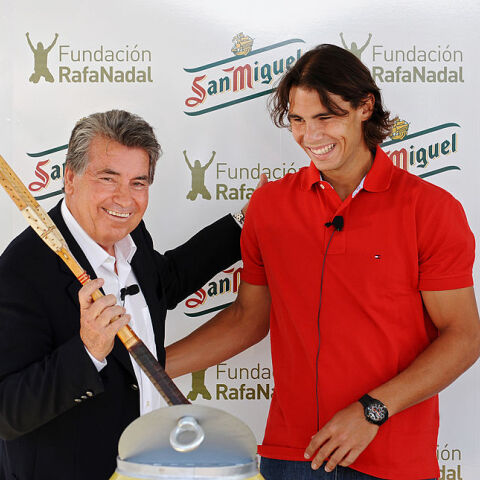 O Mανόλο Σαντάνα με τον Ράφα Ναδάλ