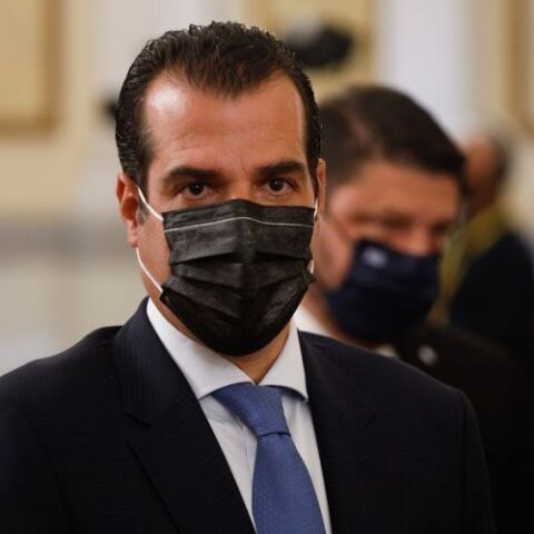 Ο υπουργός Υγείας, Θάνος Πλεύρης