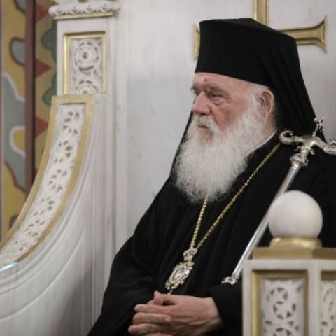 Ο αρχιεπίσκοπος Ιερώνυμος