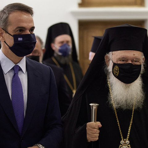 Στη Διαρκή Ιερά Σύνοδο ο Κυρ. Μητσοτάκης