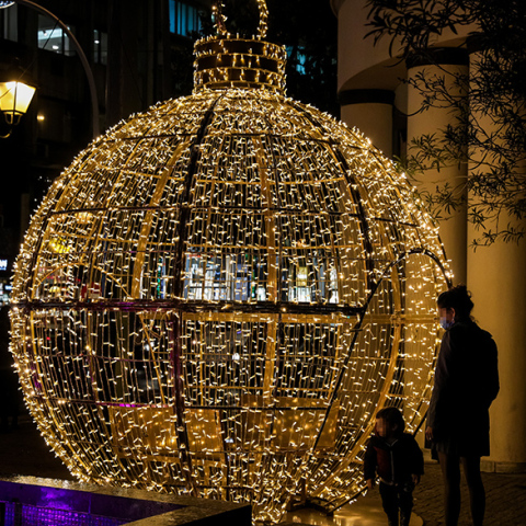 Χριστουγεννιάτικος στολισμός στην Αθήνα