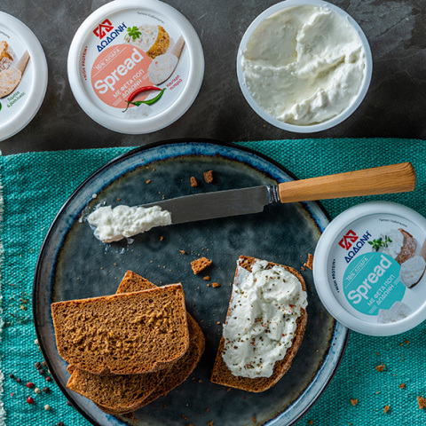 ΔΩΔΩΝΗ Spread, ένα αλειφόμενο τυρί με βάση την αυθεντική Φέτα Π.Ο.Π ΔΩΔΩΝΗ.