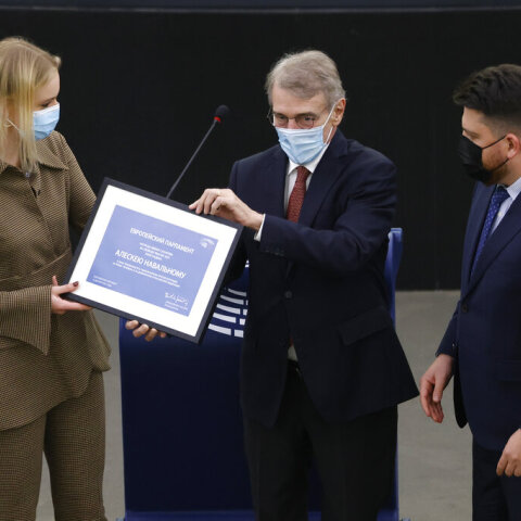 Στον Αλεξέι Ναβάλνι το βραβείο Ζαχάρωφ