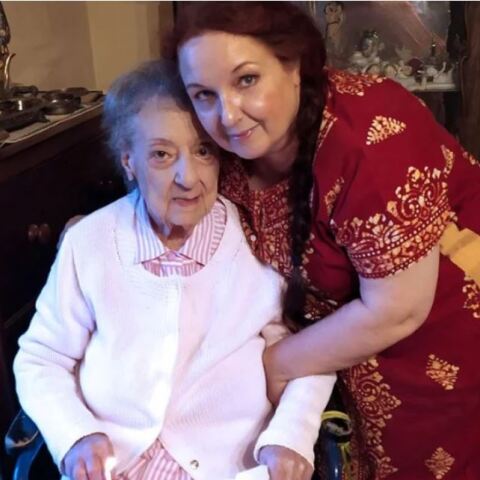Η Ροζίτα Σώκου με την κόρη της Ιρένε Μαραντέι