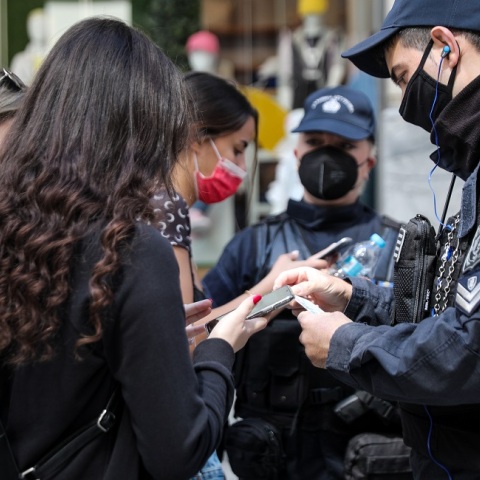Έλεγχοι της αστυνομίας για πρόστιμα. 