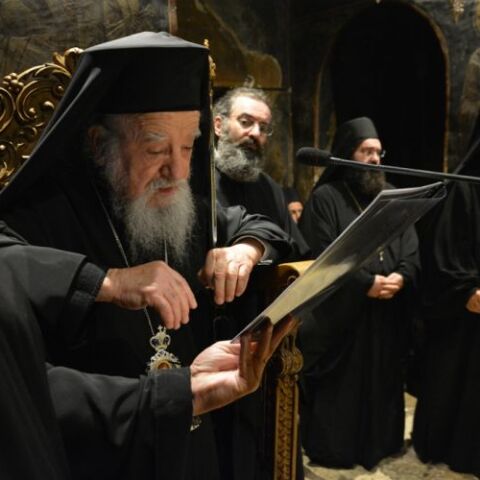 O Μητροπολίτης Αιτωλίας και Ακαρνανίας Κοσμάς