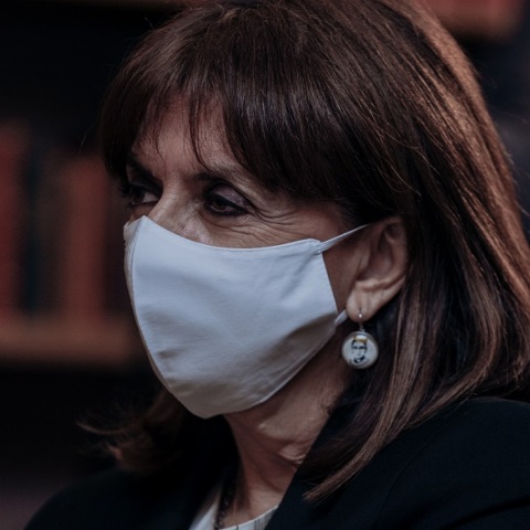 Η Πρόεδρος της Δημοκρατίας Κατερίνα Σακελλαροπούλου 