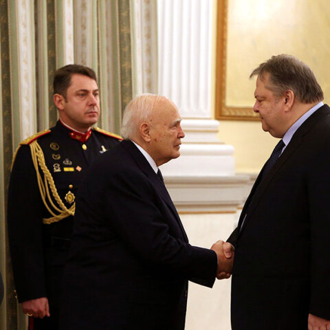 Eυάγγελος Βενιζέλος και Κάρολος Παπούλιας