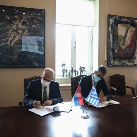 ΣΥΝΑΝΤΗΣΗ ΤΟΥ ΔΗΜΑΡΧΟΥ ΑΘΗΝΑΙΩΝ ΜΕ ΤΟΝ ΔΗΜΑΡΧΟ ΒΕΛΙΓΡΑΔΙΟΥ 