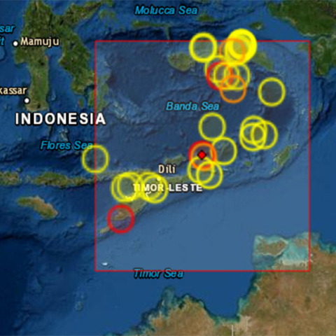 Ισχυρός σεισμός στην Ινδονησία 