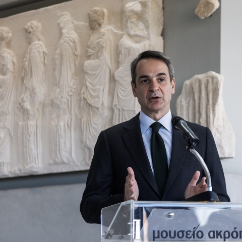 ΑΠΟΔΟΣΗ ΤΩΝ ΔΕΚΑ ΠΑΡΘΕΝΩΝΕΙΩΝ ΘΡΑΥΣΜΑΤΩΝ ΑΠΟ ΤΟ ΕΘΝΙΚΟ ΑΡΧΑΙΟΛΟΓΙΚΟ ΜΟΥΣΕΙΟ, ΣΤΟ ΜΟΥΣΕΙΟ ΤΗΣ ΑΚΡΟΠΟΛΗΣ (ΓΙΩΡΓΟΣ ΚΟΝΤΑΡΙΝΗΣ/EUROKINISSI)