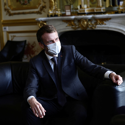 Ο Εμανουέλ Μακρόν 