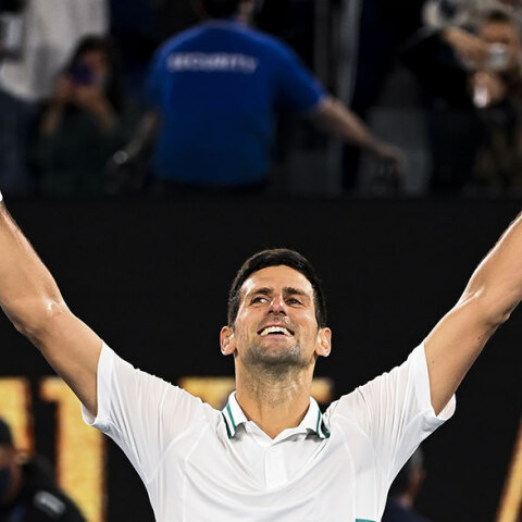 Ο Νόβακ Τζόκοβιτς στο Australian Open στη Μελβούρνη