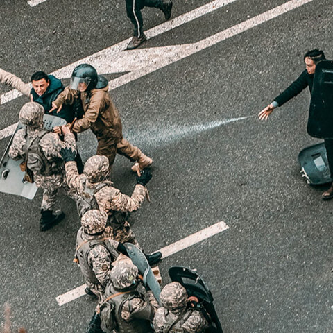 Επεισόδια στην οικονομική πρωτεύουσα του Καζακστάν, Αλμάτι