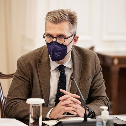 Ο υπουργός Επικρατείας Άκης Σκέρτσος