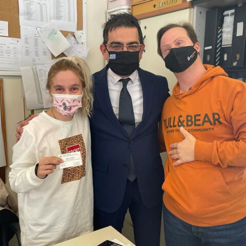 Ο γενικός γραμματέας Γιώργος Σταμάτης στο Εργαστήρι Ειδικής Αγωγής «Μαργαρίτα»