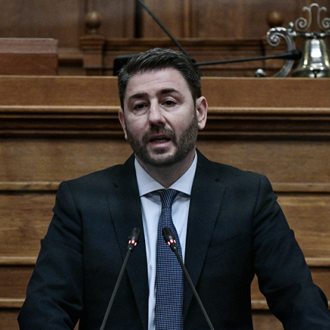 Ο Νίκος Ανδρουλάκης στη συνεδρίαση της Κοινοβουλευτικής Ομάδας του Κινήματος Αλλαγής