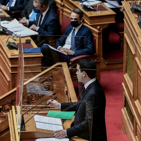 ΟΜΙΛΙΕΣ ΤΩΝ ΠΟΛΙΤΙΚΩΝ ΑΡΧΗΓΩΝ ΣΤΗΝ ΟΛΟΜΕΛΕΙΑ ΤΗΣ ΒΟΥΛΗΣ ΚΑΤΑ ΤΗΝ ΤΕΛΕΥΤΑΙΑ ΗΜΕΡΑ ΣΥΖΗΤΗΣΗΣ ΓΙΑ ΤΗΝ ΚΥΡΩΣΗ ΚΑΙ ΨΗΦΙΣΗ ΤΟΥ ΚΡΑΤΙΚΟΥ ΠΡΟΫΠΟΛΟΓΙΣΜΟΥ ΓΙΑ ΤΟ 2022(ΤΑΤΙΑΝΑ ΜΠΟΛΑΡΗ / EUROKINISSI)