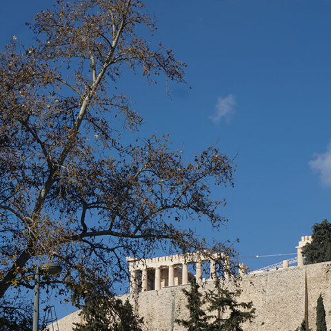 O Παρθενώνας στην Ακρόπολη