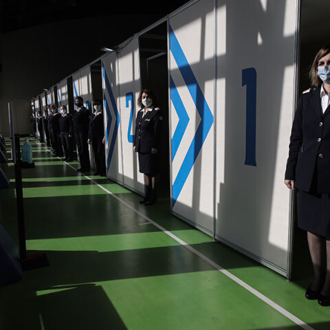 Το mega εμβολιαστικό κέντρο για κορωνοϊό στη Γλυφάδα