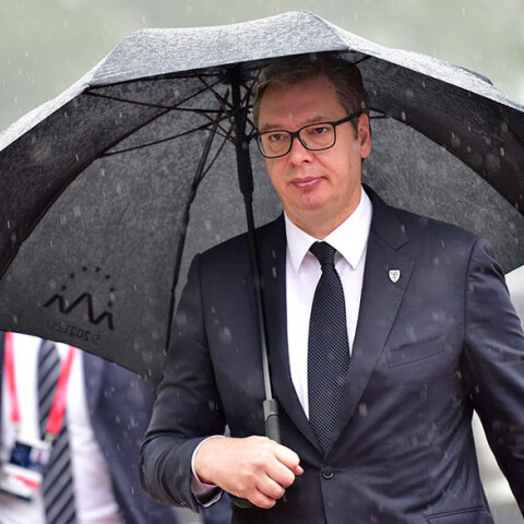 Ο πρόεδρος της Σερβίας Αλεξάνταρ Βούτσιτς