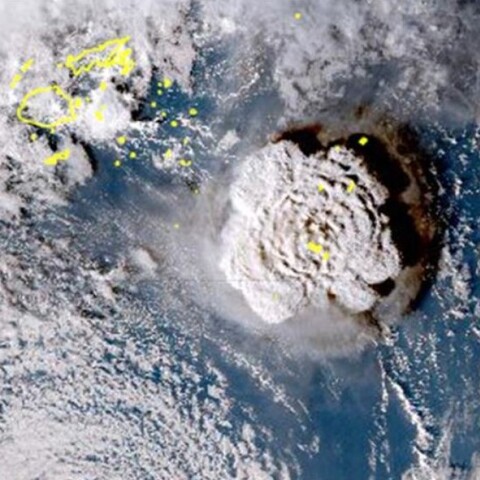 Υποθαλάσσια έκρηξη του ηφαιστείου Hunga Tonga-Hunga Haʻapai στην Τόνγκα