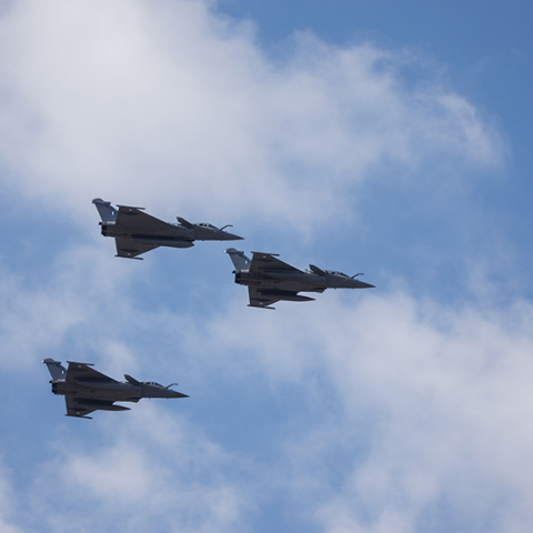 Τα Rafale πάνω από την Ακρόπολη