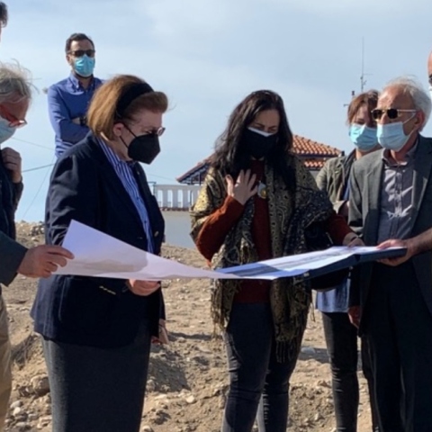 Η Λίνα Μενδώνη στον Δίολκο