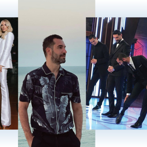 (από αριστερά) Δούκισσα Νομικού, Κατερίνα Καινούργιου, Δημήτρης Πέτρου, Σωτήρης Κοντιζάς, Πάνος Ιωαννίδης, Λεωνίδας Κουτσόπουλος, Σάκης Ρουβάς