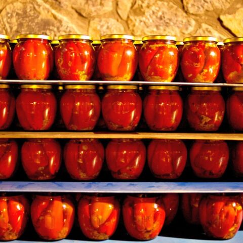 Πιπεριές Φλωρίνης σε βαζάκια