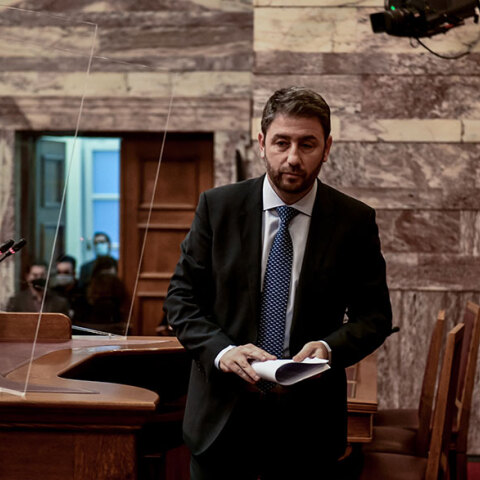 Συνεδρίαση της Κοινοβουλευτικής Ομάδας του Κινήματος Αλλαγής. Ομιλία του ο νέου Προέδρου του ΠΑΣΟΚ και του Κινήματος Αλλαγής, Νίκου Ανδρουλάκη 