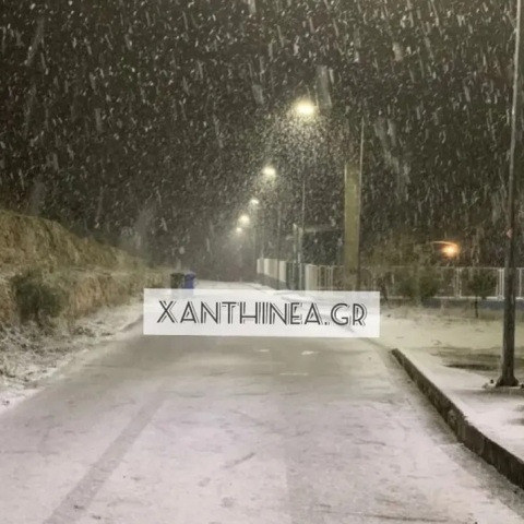 Η κακοκαιρία «Ελπίς» έφτασε στην Ξάνθη