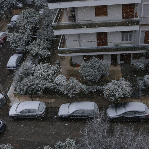 Χιόνια στην Κυψέλη