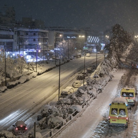Κακοκαιρία «Ελπίδα»: Αποκαταστάθηκε η κυκλοφορία στην Κατεχάκη