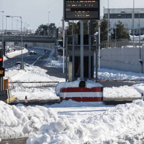 Κακοκαιρία «Ελπίδα» - Αττική Οδός