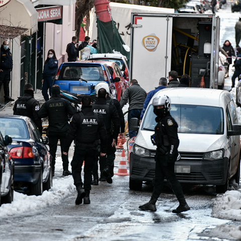 Διαρροή φυσικού αερίου στο Παγκράτι