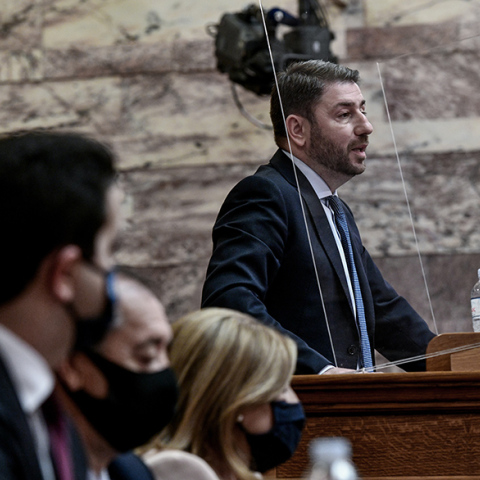 Ο πρόεδρος του ΚΙΝΑΛ Νίκος Ανδρουλάκης