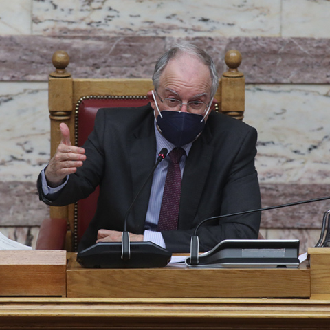 Ο πρόεδρος της Βουλής Κωνσταντίνος Τασούλας