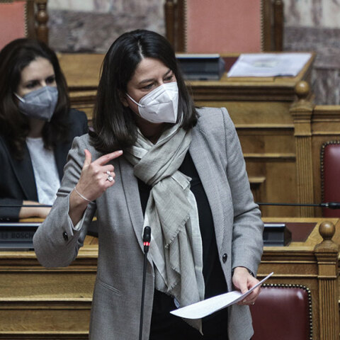 Η υπουργός Παιδείας Νίκη Κεραμέως