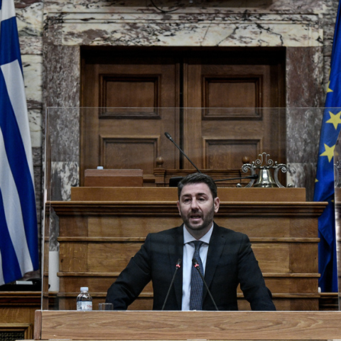 Ο πρόεδρος του ΚΙΝΑΛ Νίκος Ανδρουλάκης