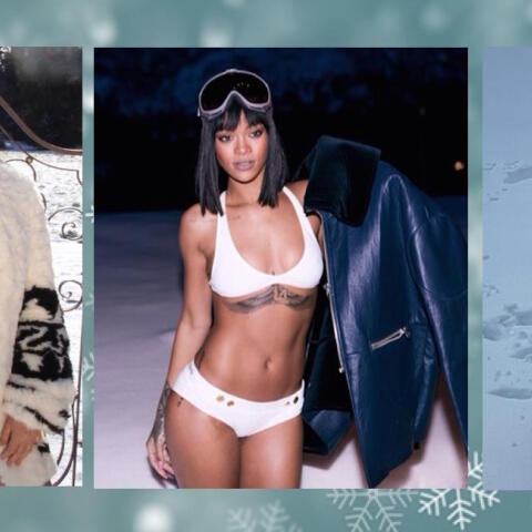 Celebrities που φωτογραφήθηκαν με μπικίνι μέσα στα χιόνια και ανέβασαν σχετικές φωτογραφίες στο instagram.