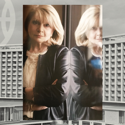 Η Έλλη Χατζιώτη φωτογραφημένη από την Χριστίνα Γεωργιάδη για το επετειακό  τεύχος του Hilton Athens Magazine, στη συμπλήρωση των 50 χρόνων του  ξενοδοχείου