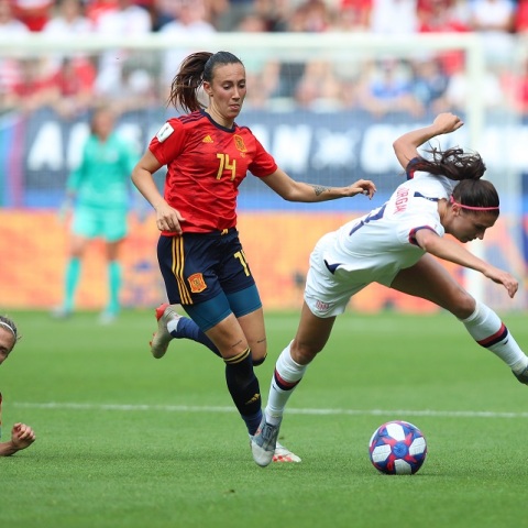 Η παίκτρια της Ατλέτικο Μαδρίτης, Βιρχινία Τορεθίγια,