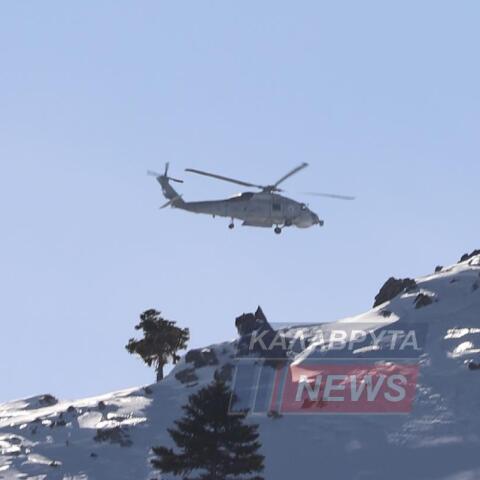 Σε εξέλιξη οι έρευνες για τον εντοπισμό και τη διάσωση των αναρριχητών στα Καλάβρυτα