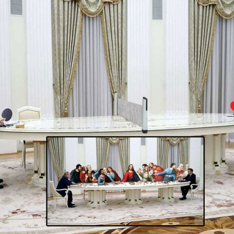 Η συνάντηση Πούτιν με Μακρόν στο Κρεμλίνο και το «παιχνίδι» στο Twitter