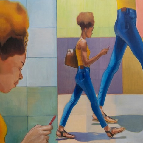 Μιχάλης Κιούσης: Συνέντευξη με τον ζωγράφο της έκθεσης Visions Croiseés που φιλοξενείται στην γκαλερί Άλμα.