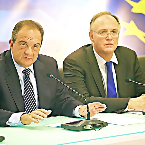 Κώστας Καραμανλής - Πέτρος Δούκας