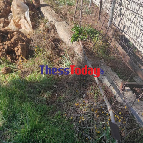 Το σημείο όπου βρέθηκε νεκρό το νεογέννητο μωρό στη Θεσσαλονίκη